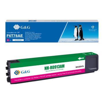 Cartouche compatible de première qualité - HP F6T78AE / 913A - magenta