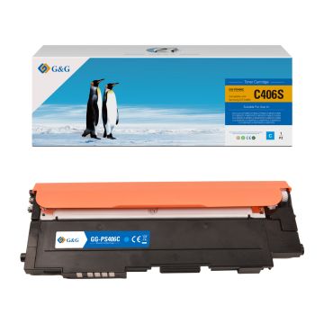 Toner compatible de première qualité - Samsung CLTC406SELS / C406 - cyan