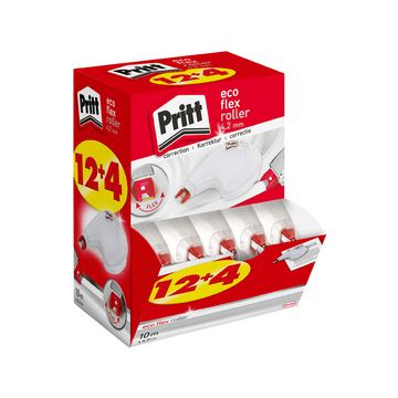 Pritt Roller de correction Eco Flex, multipack de 16 Pritt Roller de correction Eco Flex, multipack de 16