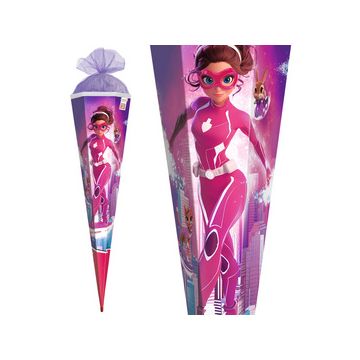 ROTH Schultüte "Agentin Laura", eckig, 850 mm, Folie