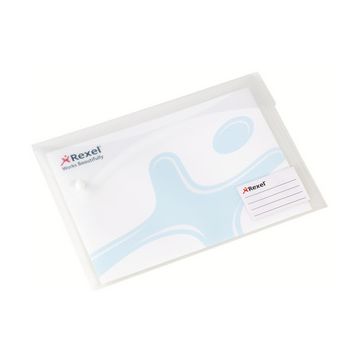 Rexel Pochette à documents Xtra Folder A4, blanc translucide x5
