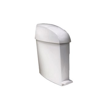 Rubbermaid Poubelle à pédale pour sanitaire, 12 litres