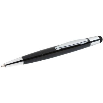 WEDO Stylet 2 en 1 Pioneer Mini, très brillant, noir