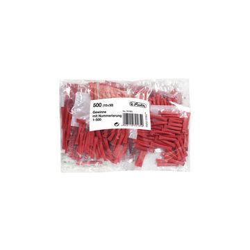herlitz Billets gagnants, numérotés de 1-500, rouge