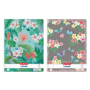 herlitz Cahier à spirales Ladylike, A4, ligné