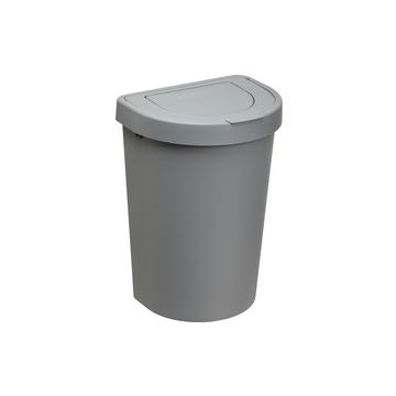 plast team Poubelle SEATTLE, 25 litres, argent